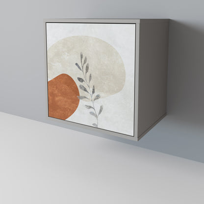 TRANQUIL TWIG 1-Door Sideboard in Grey Finish