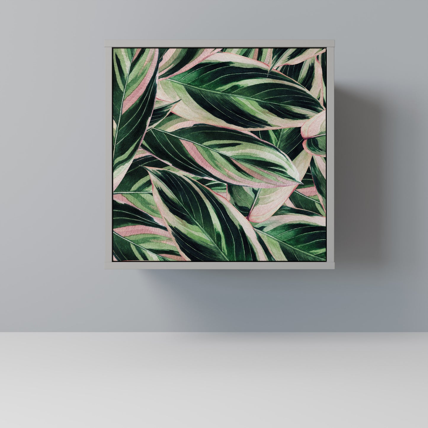 Credenza EERIE STROMANTHE a 1 anta con finitura grigia