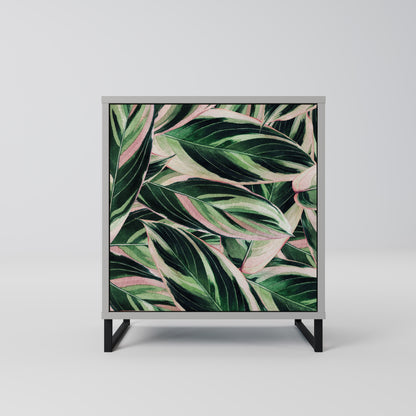 Credenza EERIE STROMANTHE a 1 anta con finitura grigia