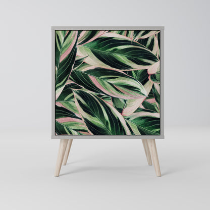 Credenza EERIE STROMANTHE a 1 anta con finitura grigia