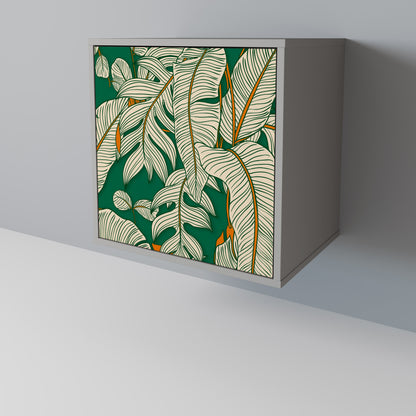 VERDANT PLEASURES 1-Door Sideboard in Grey Finish