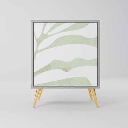 BOTANICAL SPARK 1-Door Sideboard in Grey Finish