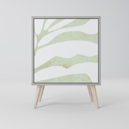 BOTANICAL SPARK 1-Door Sideboard in Grey Finish