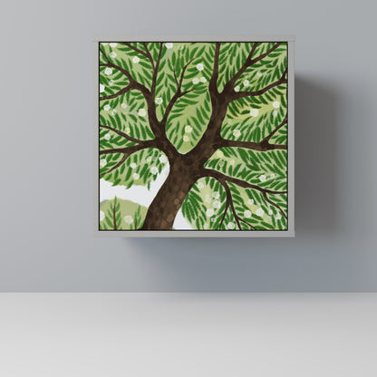 Credenza WILDERNESS DASH a 1 anta con finitura grigia