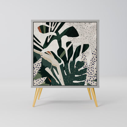 VERDURE FORMATION 1-Door Sideboard in Grey Finish