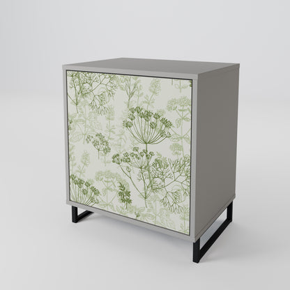 FENNEL BALDACHIN 1-Door Sideboard in Grey Finish