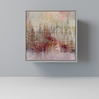 VEILED SUMMIT 1-Door Sideboard in Grey Finish