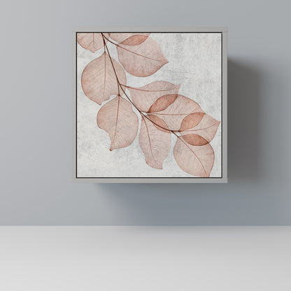 Credenza AUTUMN FRAGILITÀ a 1 anta con finitura grigia