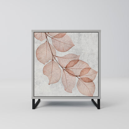 AUTUMN FRAGILITY 1-Door Sideboard in Grey Finish