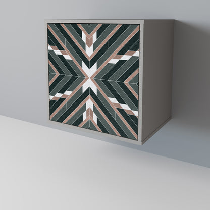 DIMENSION DELIGHTS 1-Door Sideboard in Grey Finish