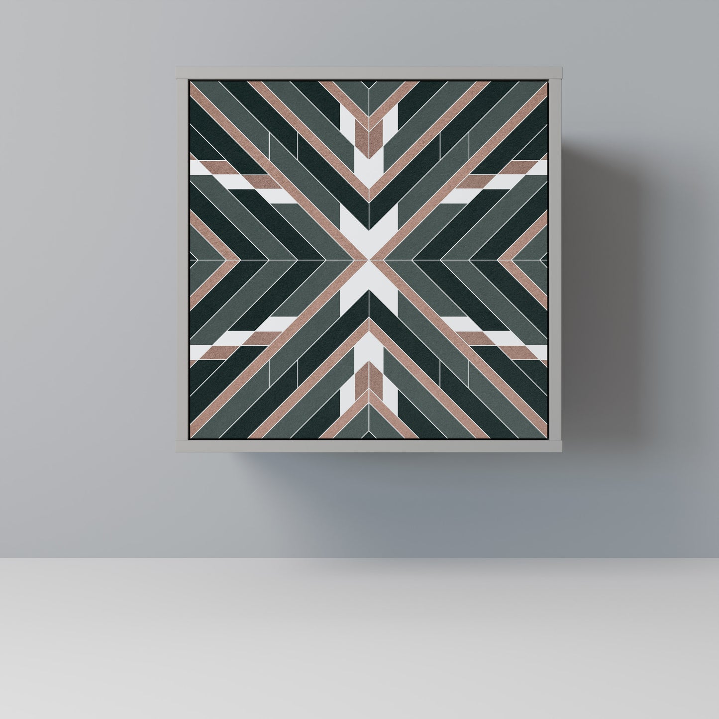 DIMENSION DELIGHTS 1-Door Sideboard in Grey Finish