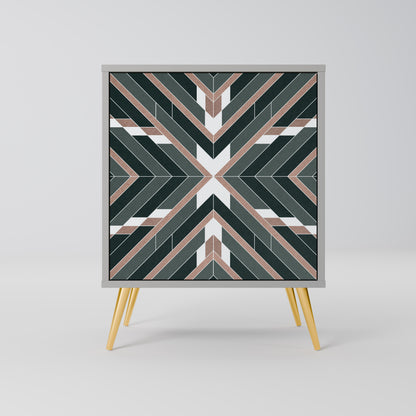 DIMENSION DELIGHTS 1-Door Sideboard in Grey Finish