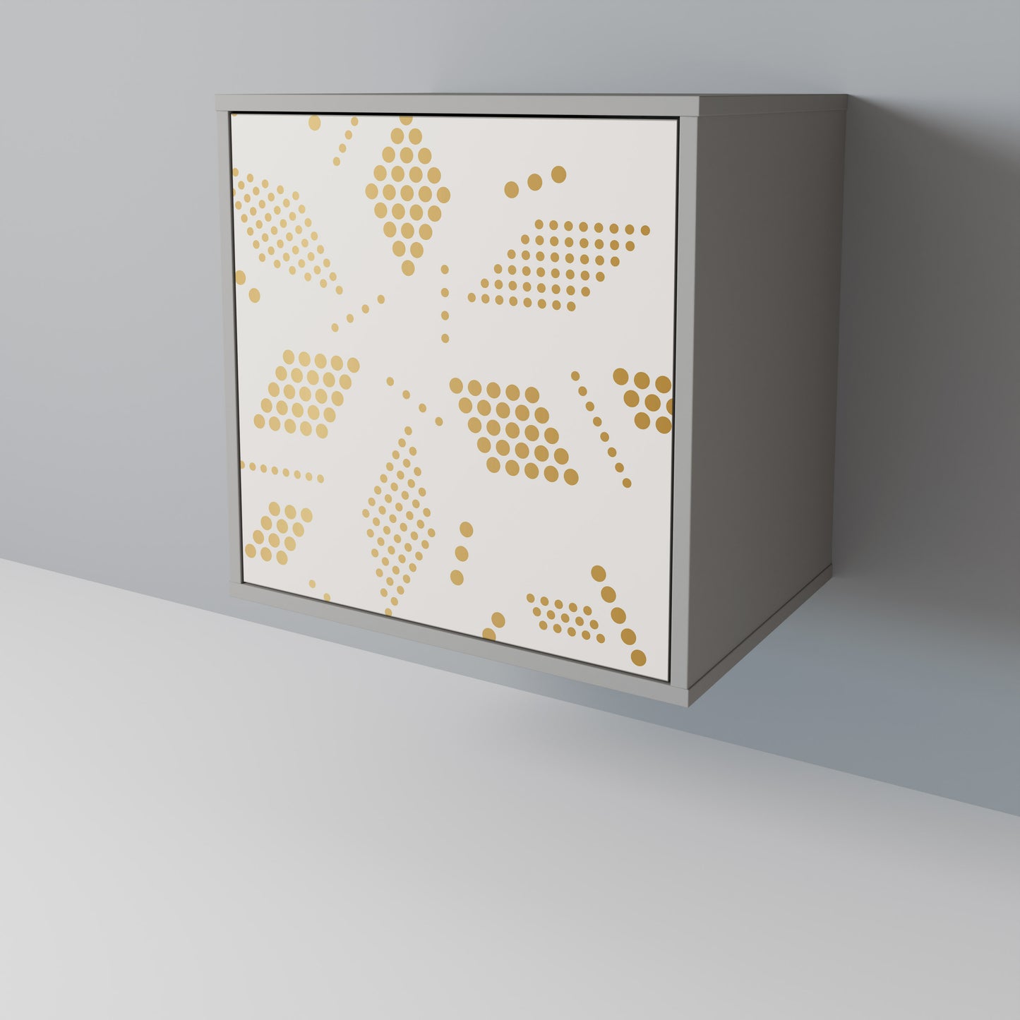 SPOTTED DAZE 1-Door Sideboard in Grey Finish