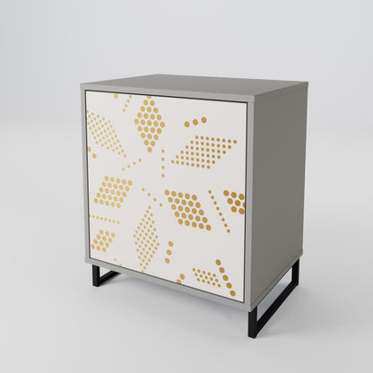 SPOTTED DAZE 1-Door Sideboard in Grey Finish