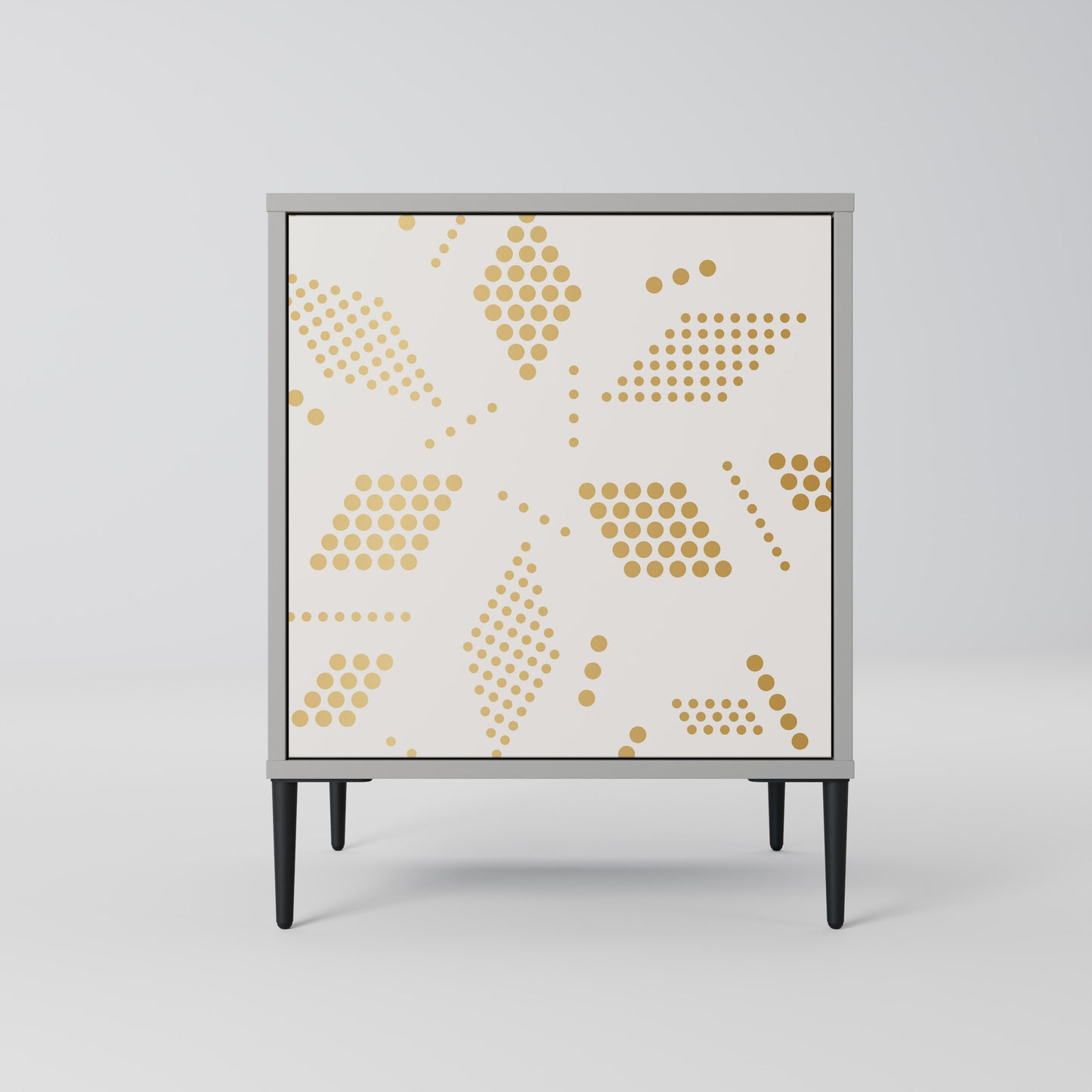 SPOTTED DAZE 1-Door Sideboard in Grey Finish