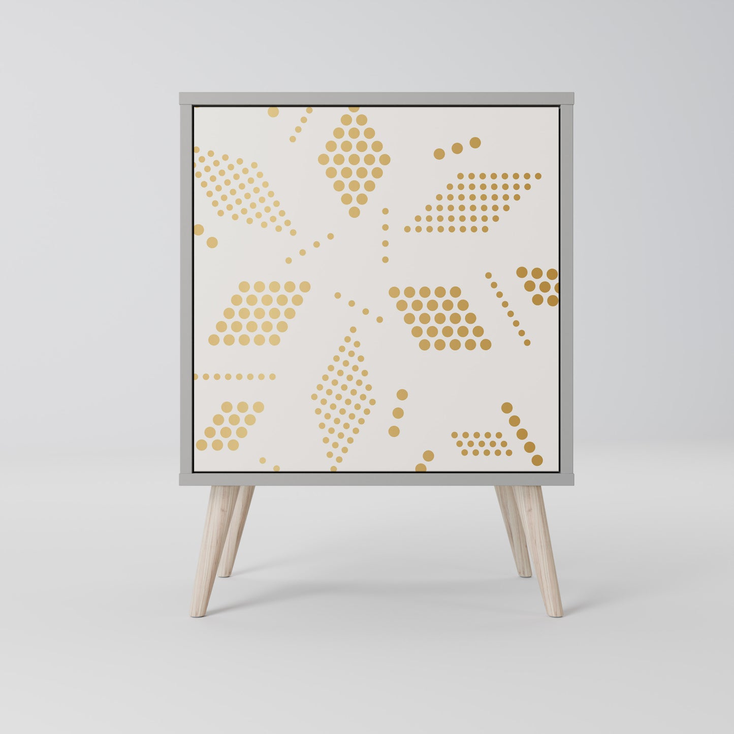 SPOTTED DAZE 1-Door Sideboard in Grey Finish