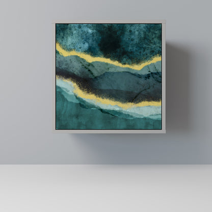 GOLDRUSH ODYSSEY 1-Door Sideboard in Grey Finish