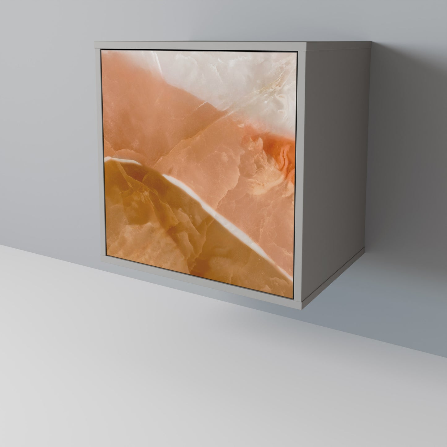 SANDHILLS SPLENDOUR 1-Door Sideboard in Grey Finish