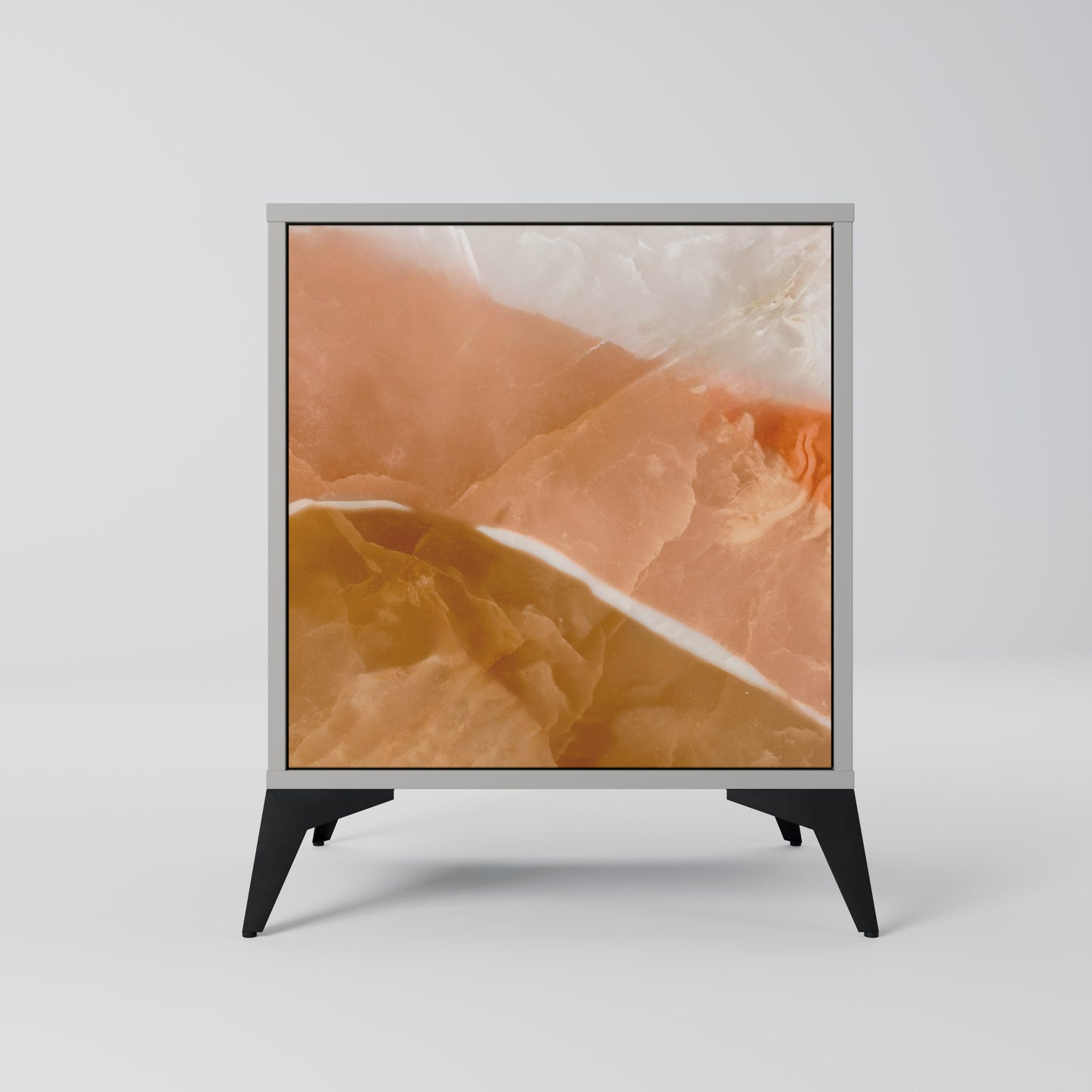 SANDHILLS SPLENDOUR 1-Door Sideboard in Grey Finish