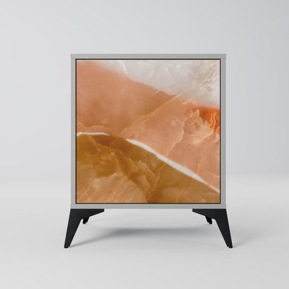 SANDHILLS SPLENDOUR 1-Door Sideboard in Grey Finish