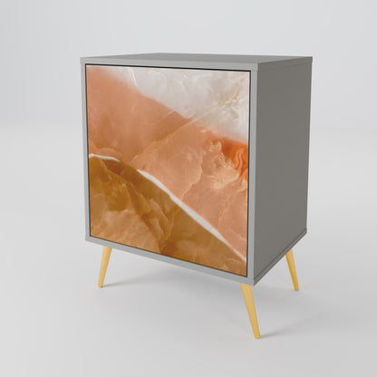 SANDHILLS SPLENDOUR 1-Door Sideboard in Grey Finish