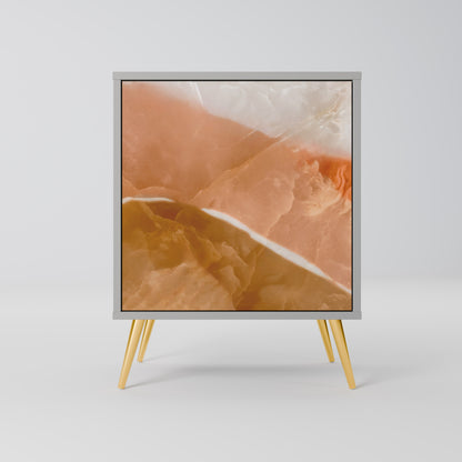 SANDHILLS SPLENDOUR 1-Door Sideboard in Grey Finish