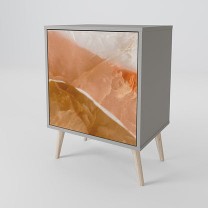 SANDHILLS SPLENDOUR 1-Door Sideboard in Grey Finish