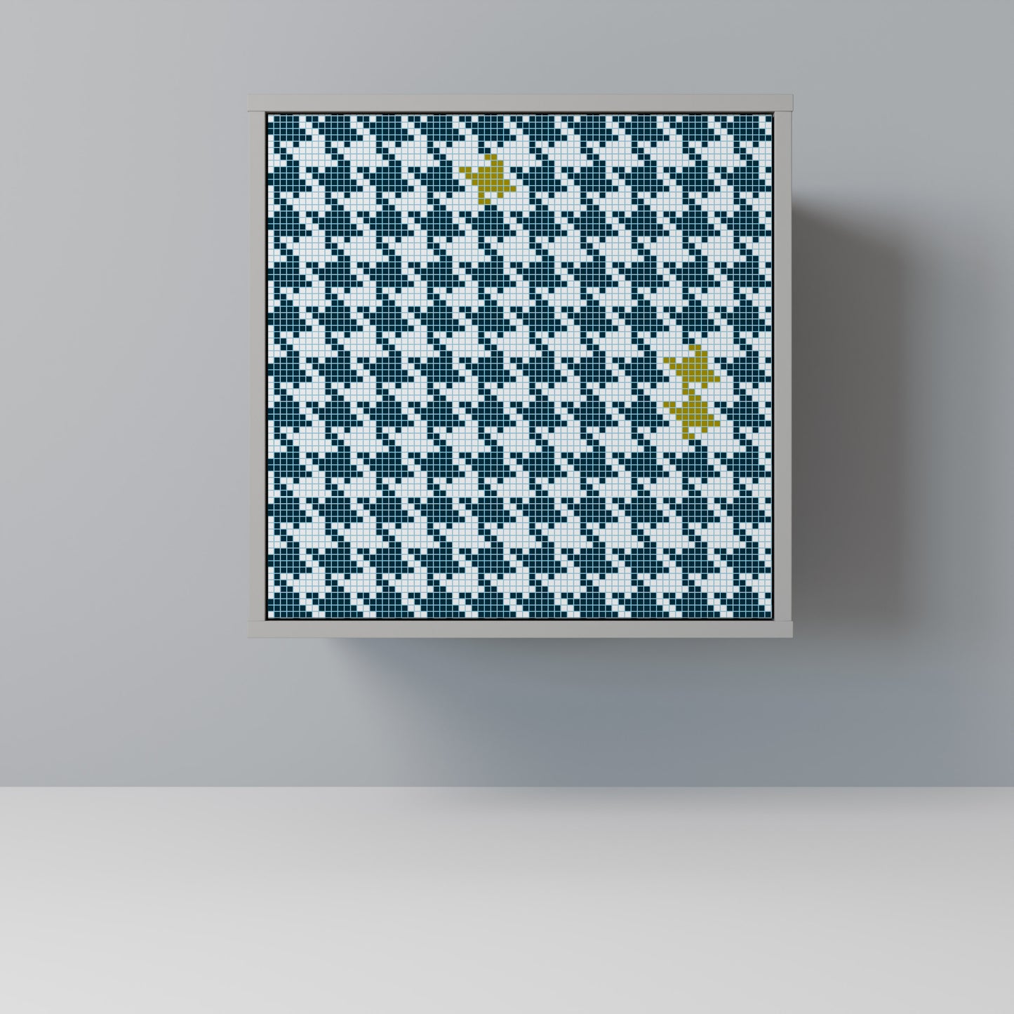 OUT OF CONTEXT 1-Door Sideboard in Grey Finish