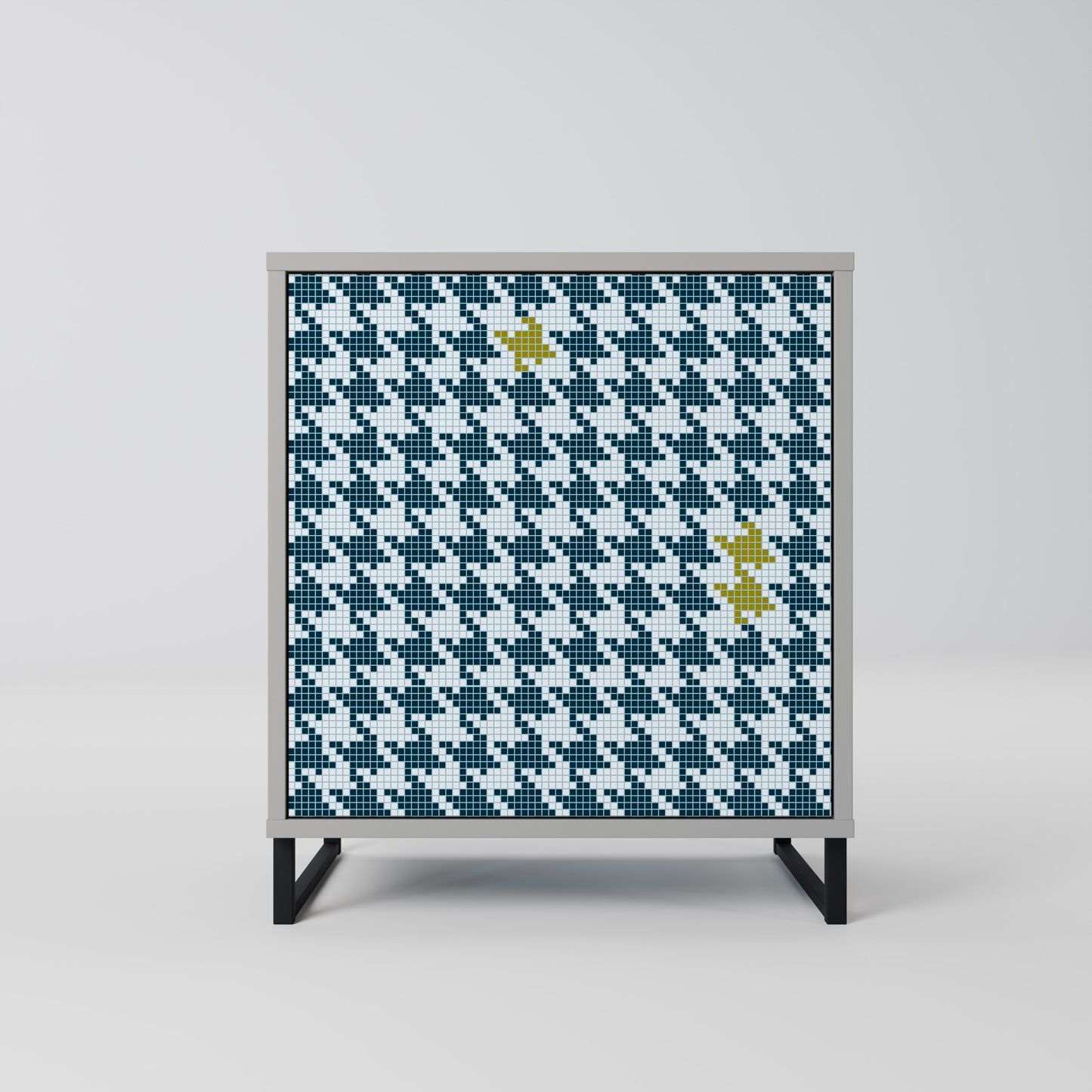 OUT OF CONTEXT 1-Door Sideboard in Grey Finish