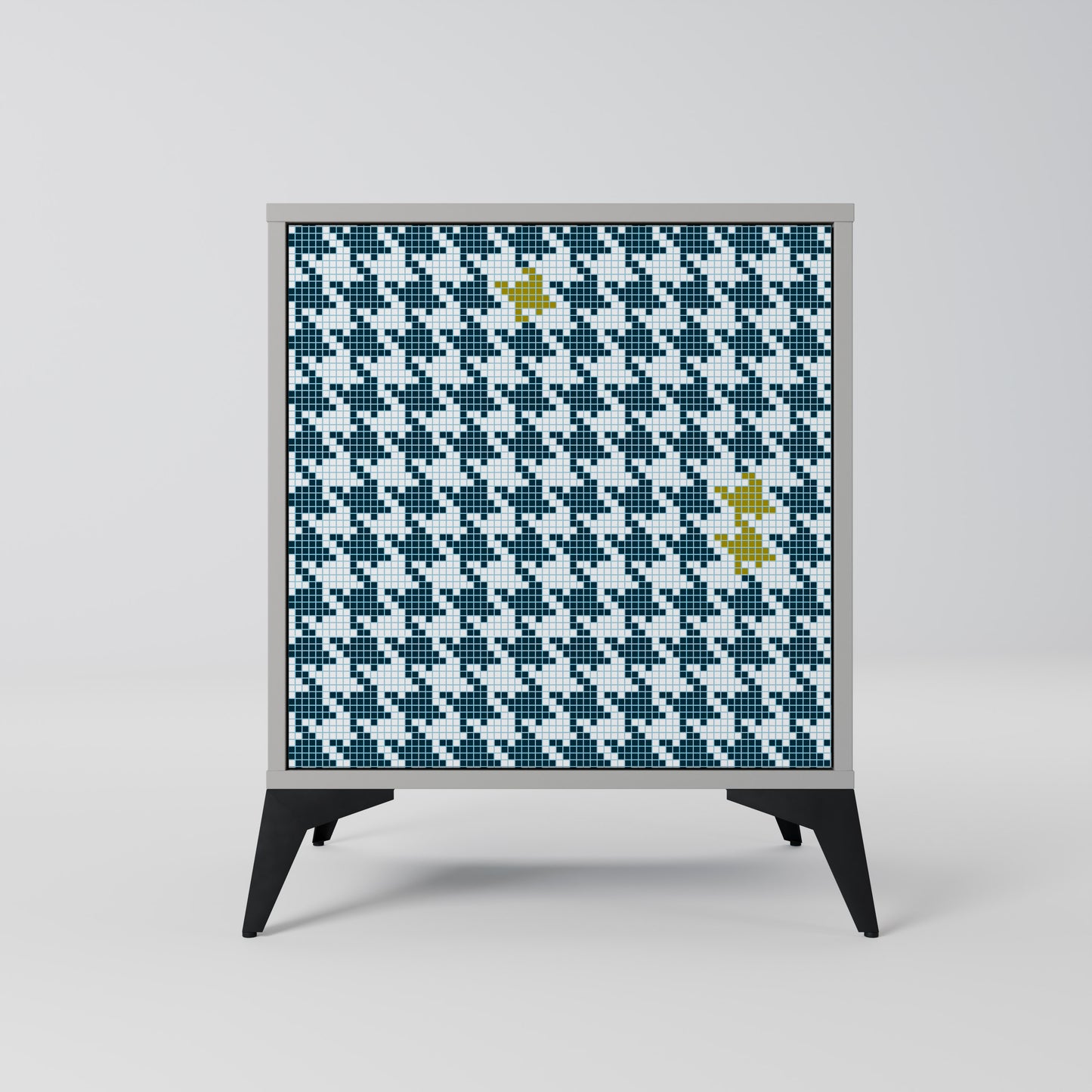 OUT OF CONTEXT 1-Door Sideboard in Grey Finish