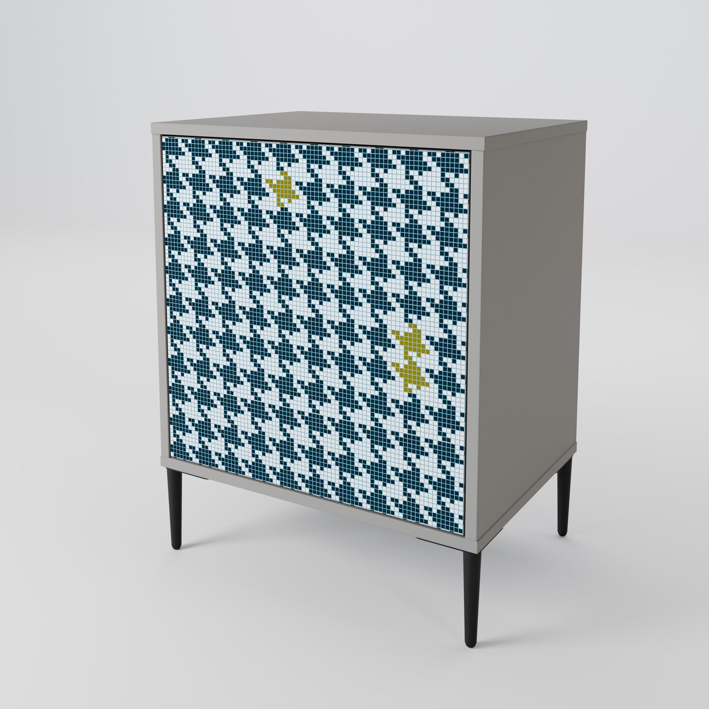 OUT OF CONTEXT 1-Door Sideboard in Grey Finish