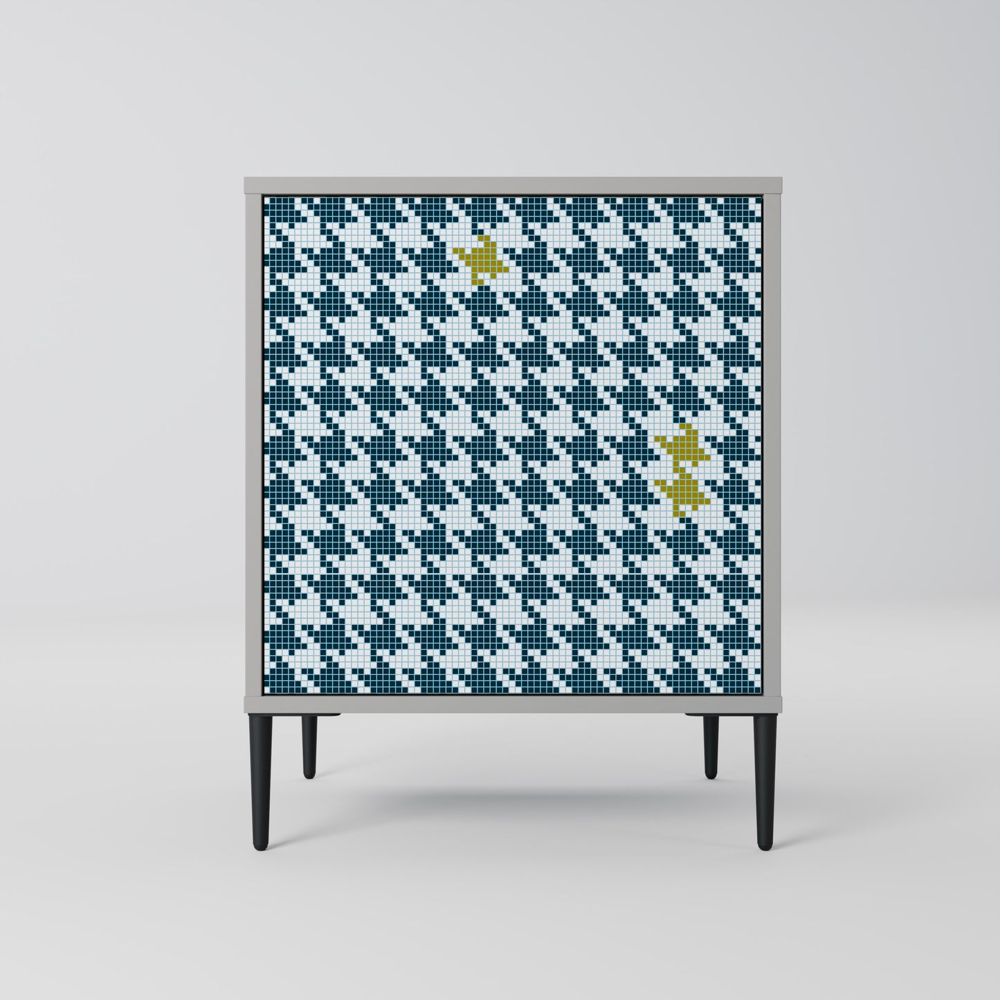 OUT OF CONTEXT 1-Door Sideboard in Grey Finish