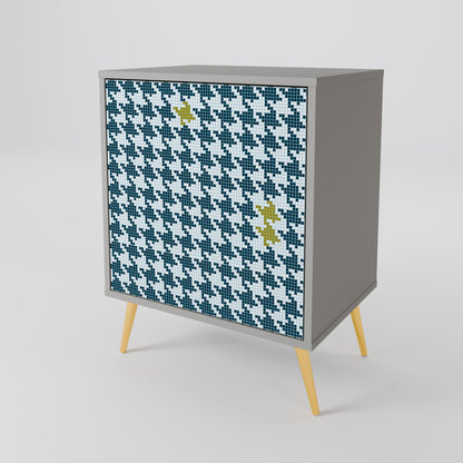 OUT OF CONTEXT 1-Door Sideboard in Grey Finish