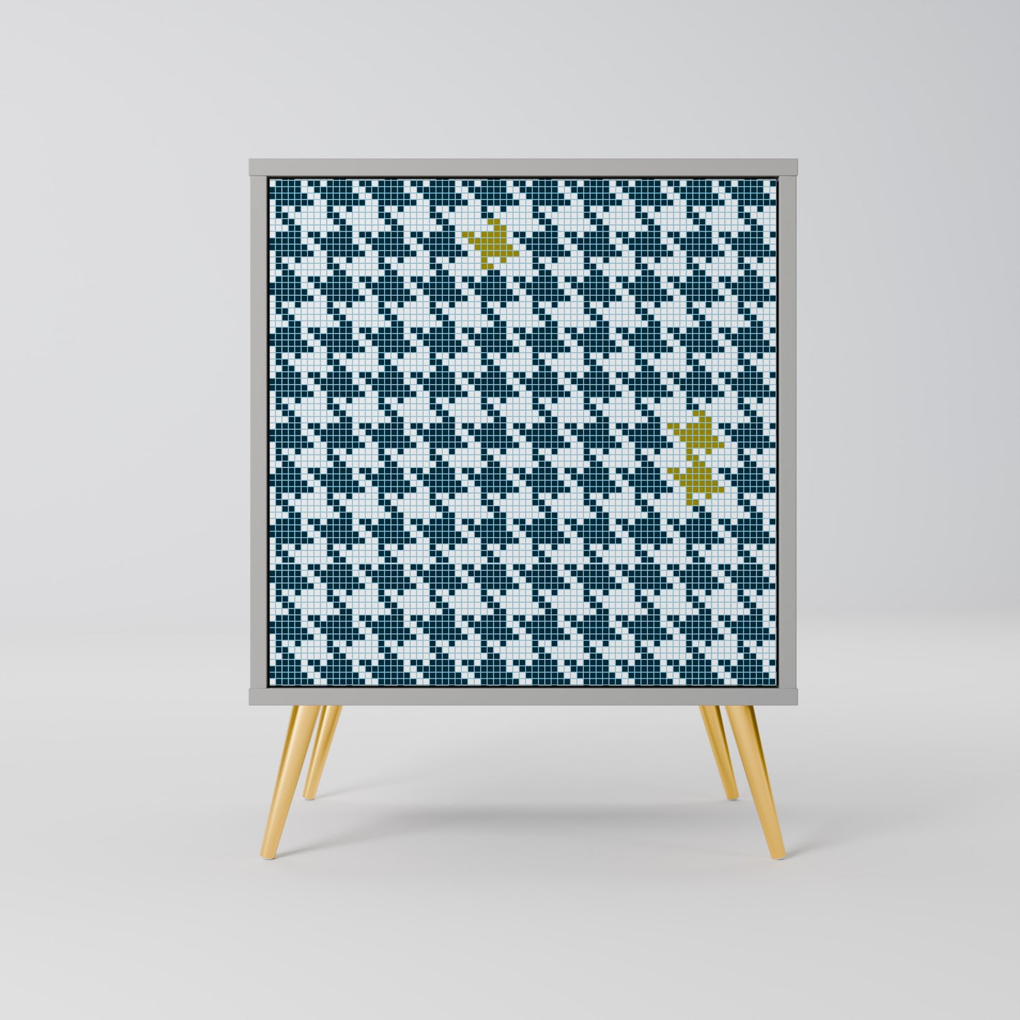 OUT OF CONTEXT 1-Door Sideboard in Grey Finish