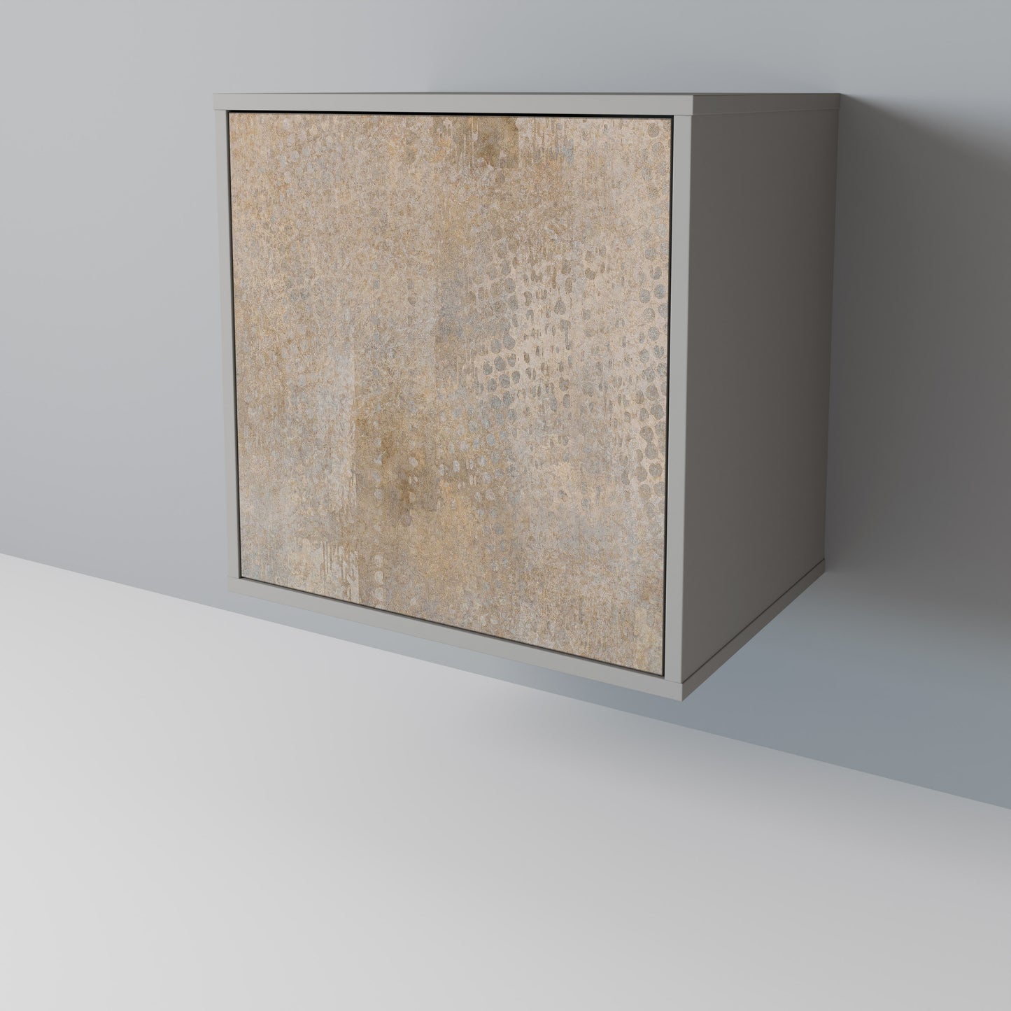 ERRORE SCHERMO Credenza a 1 anta con finitura grigia