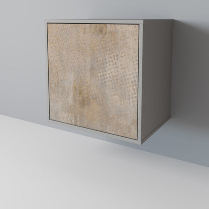 ERRORE SCHERMO Credenza a 1 anta con finitura grigia