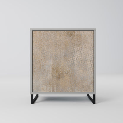 ERRORE SCHERMO Credenza a 1 anta con finitura grigia