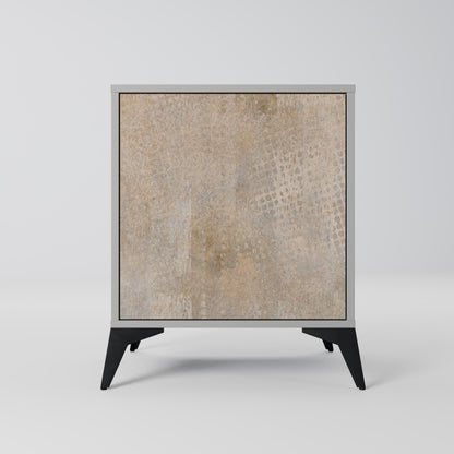 ERRORE SCHERMO Credenza a 1 anta con finitura grigia