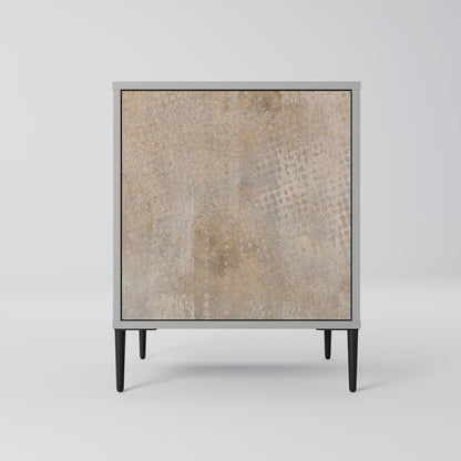 ERRORE SCHERMO Credenza a 1 anta con finitura grigia