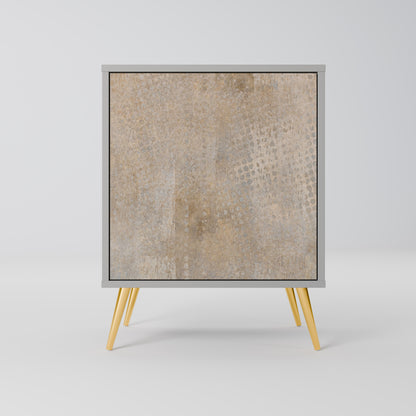 ERRORE SCHERMO Credenza a 1 anta con finitura grigia