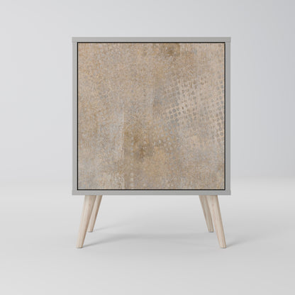 ERRORE SCHERMO Credenza a 1 anta con finitura grigia