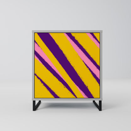 DREAMS COME TRUE 1-Door Sideboard in Grey Finish