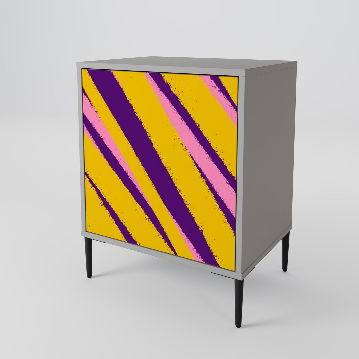 DREAMS COME TRUE 1-Door Sideboard in Grey Finish