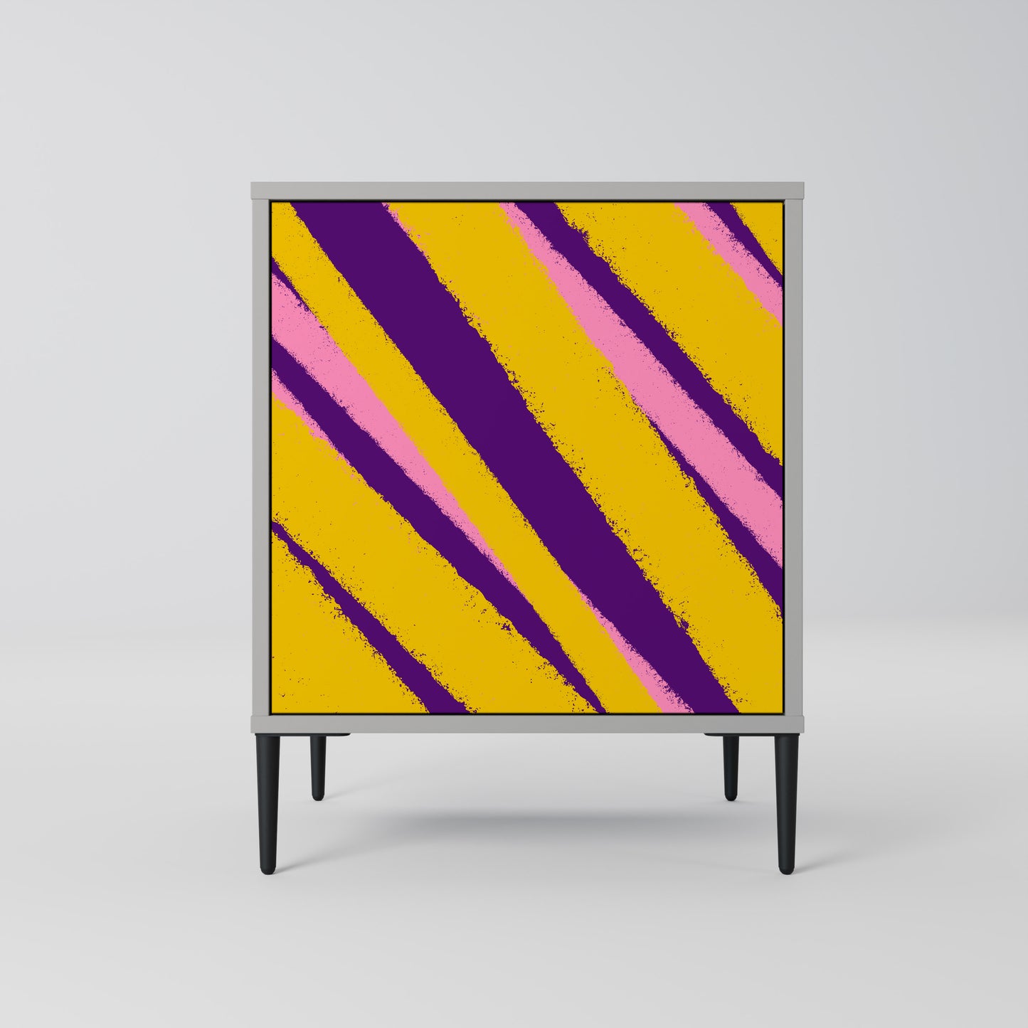 DREAMS COME TRUE 1-Door Sideboard in Grey Finish