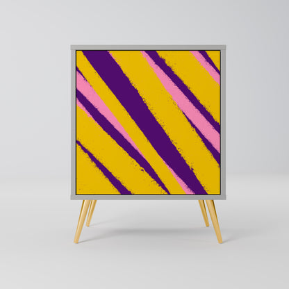 DREAMS COME TRUE 1-Door Sideboard in Grey Finish