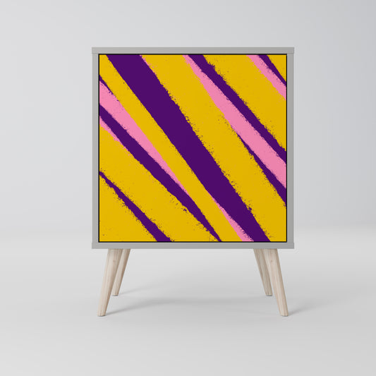 DREAMS COME TRUE 1-Door Sideboard in Grey Finish