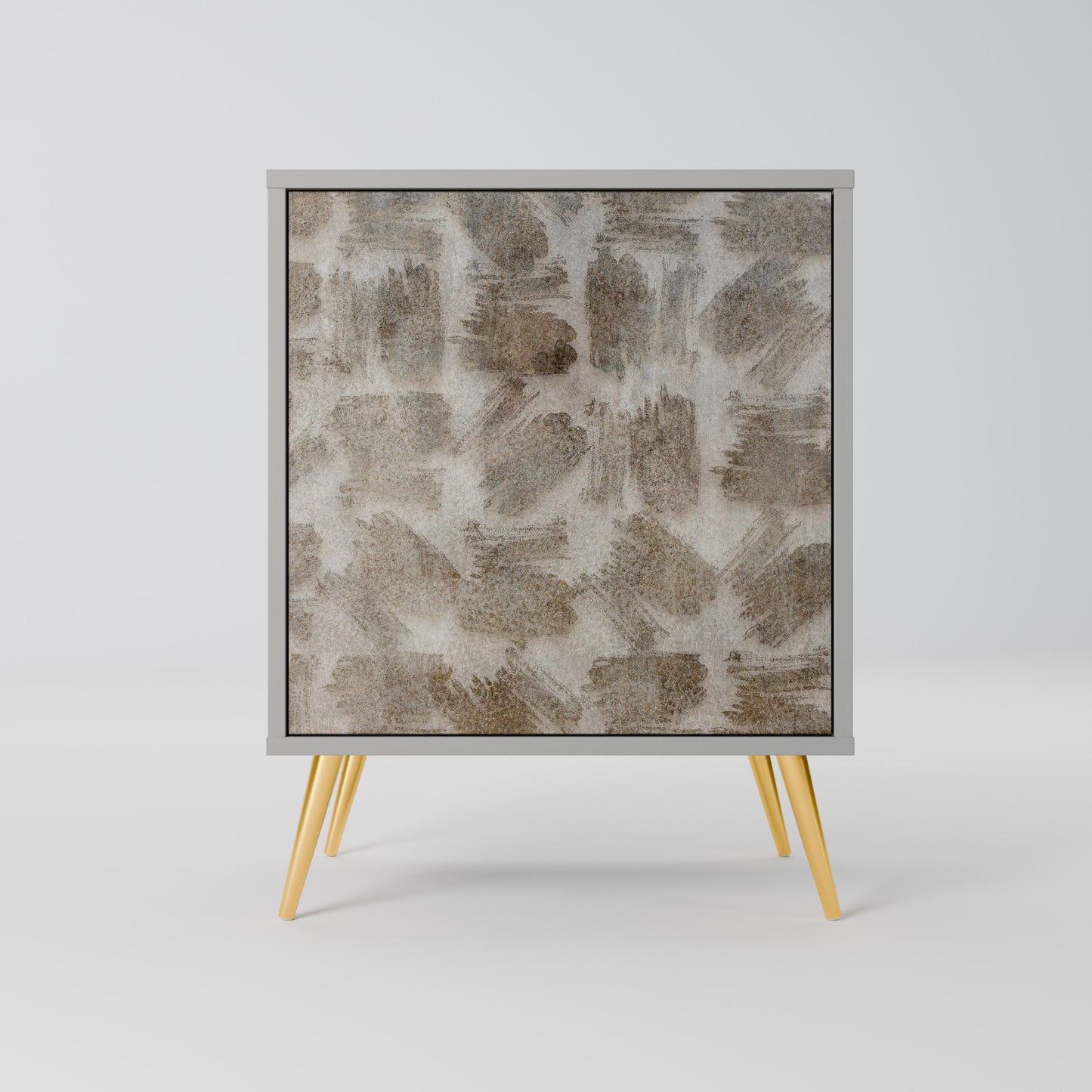 SLIGHTLY BLURRED 1-Door Sideboard in Grey Finish