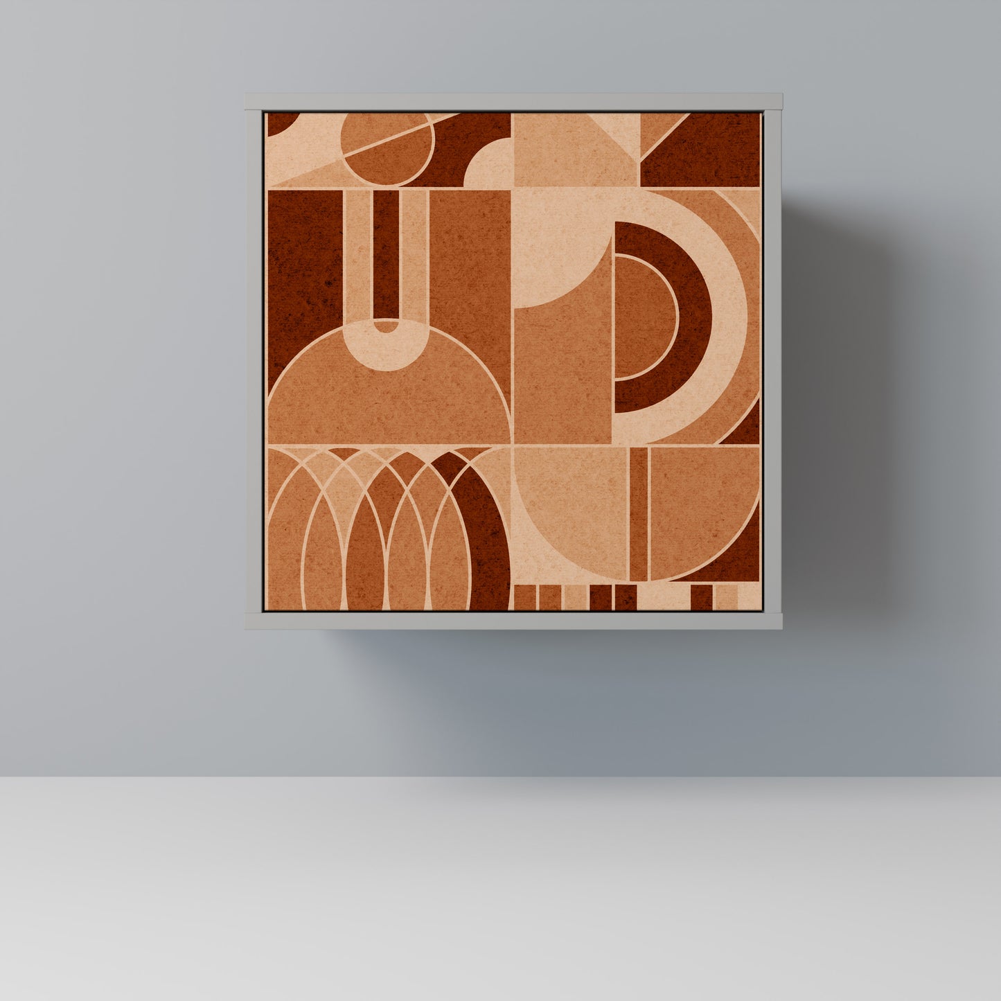 PRISM MOSAIC 1-Door Sideboard in Grey Finish