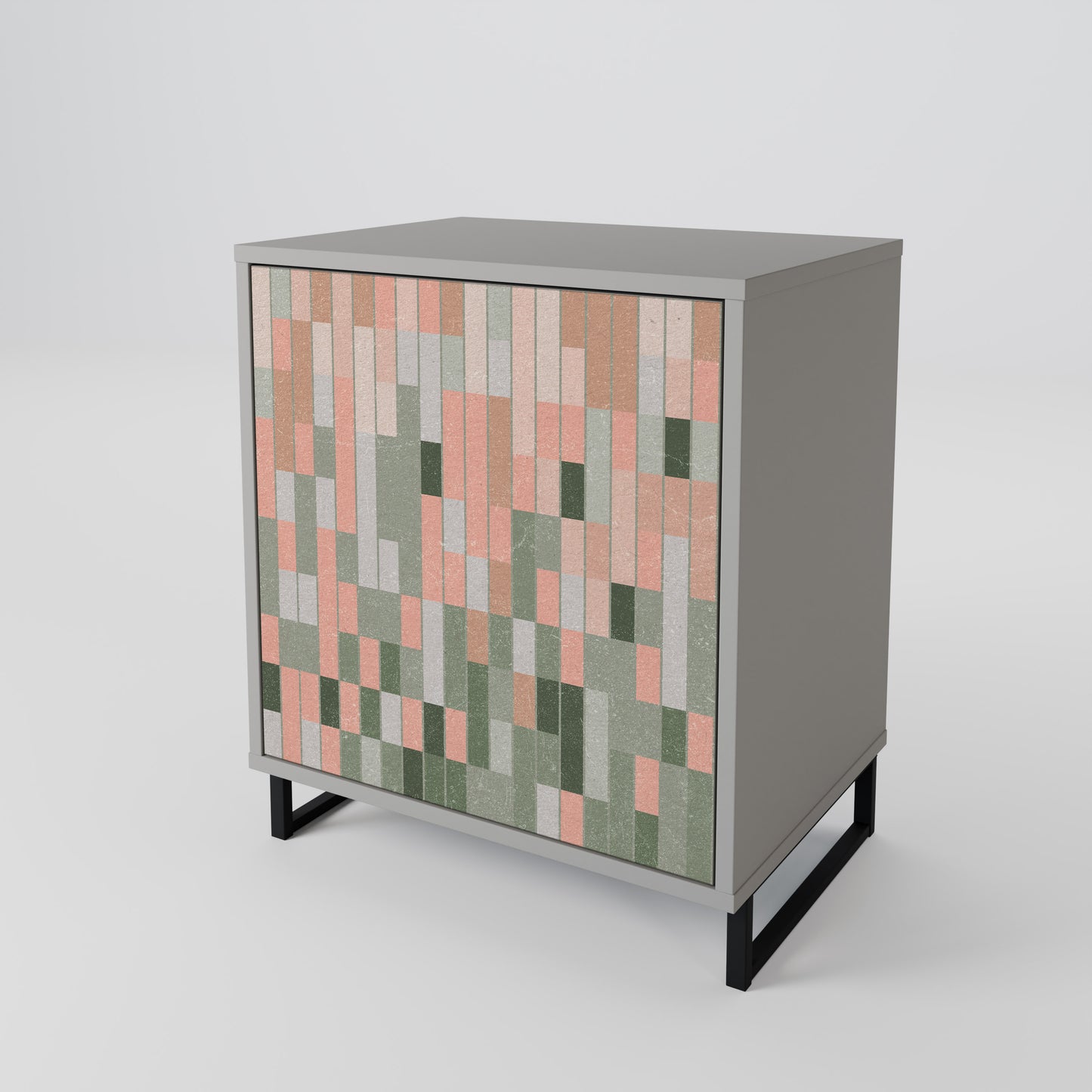 BUILDING THE FUTURE 1-Door Sideboard in Grey Finish