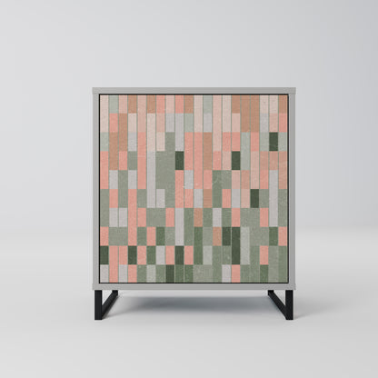 BUILDING THE FUTURE 1-Door Sideboard in Grey Finish